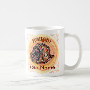 Casque de pompier mug
