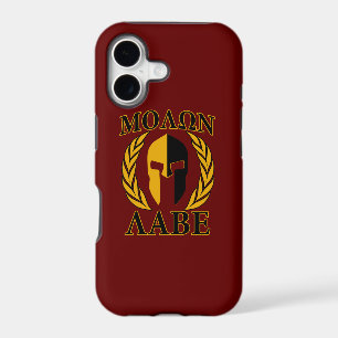 Casque de Spartiate Molon Labe Laurier Accent Bour