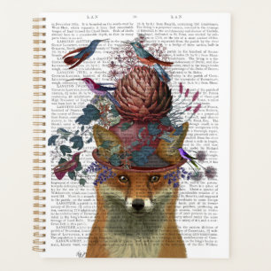 Casque d'oiseaux renard avec Artichoke