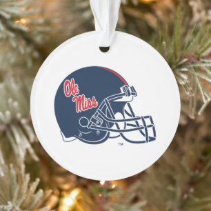 Casque Ole Miss Football   bleu foncé