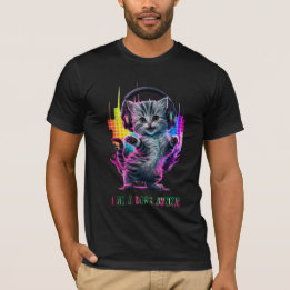 Casques sans fil T-shirt Art _ Cute Kitten