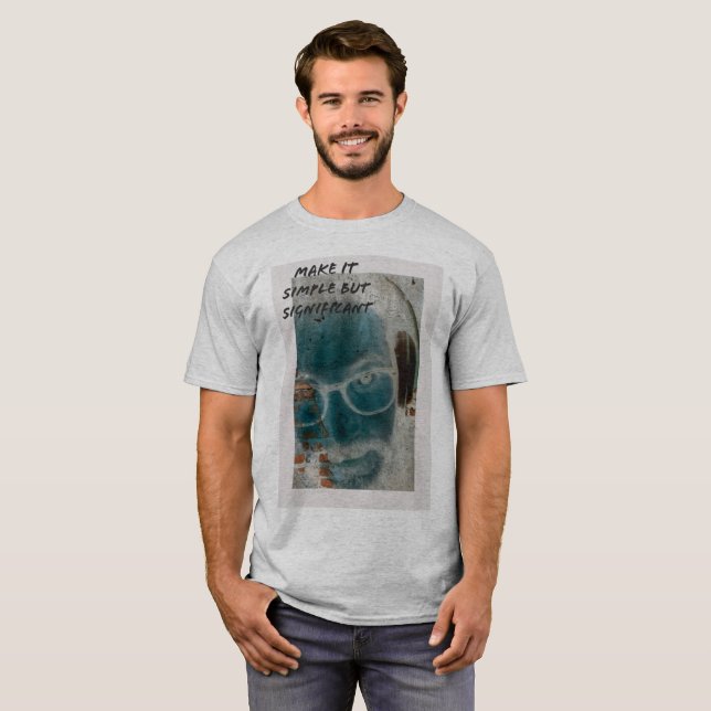 Casques simples différents lunettes T-shirt (Devant entier)