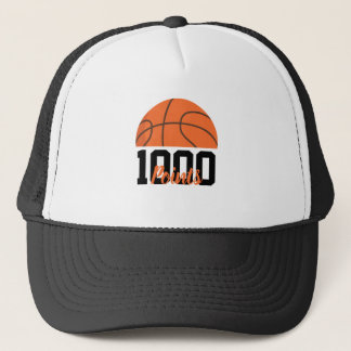 Casquette 1000 Career Points Scorer Basketball Player Team