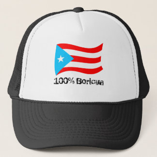 Casquette 100% de P.R. Boricua