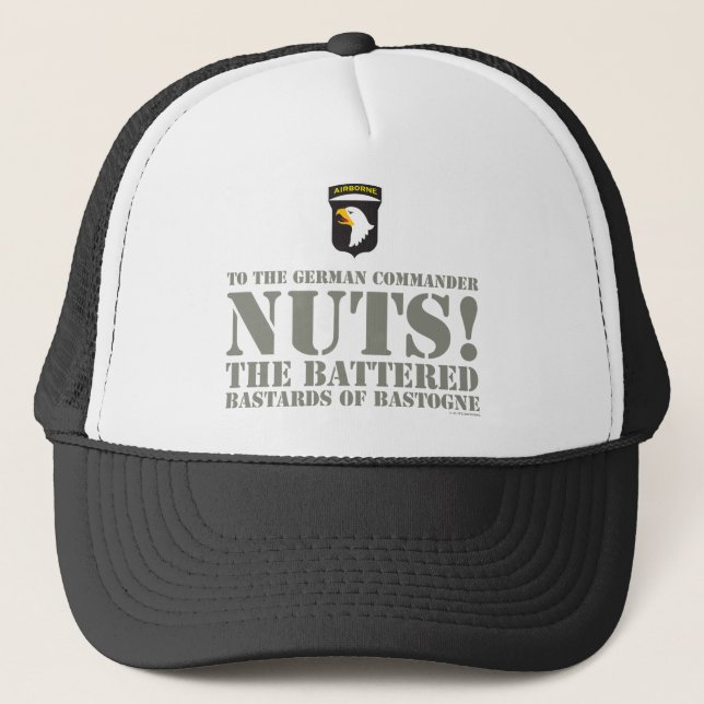 Casquette 101st AÉROPORTÉ - ÉCROUS ! (Devant)