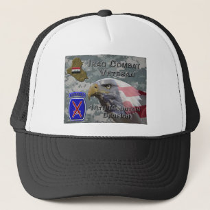 Casquette 10e Division de la montagne Irak Vétérinaire de co