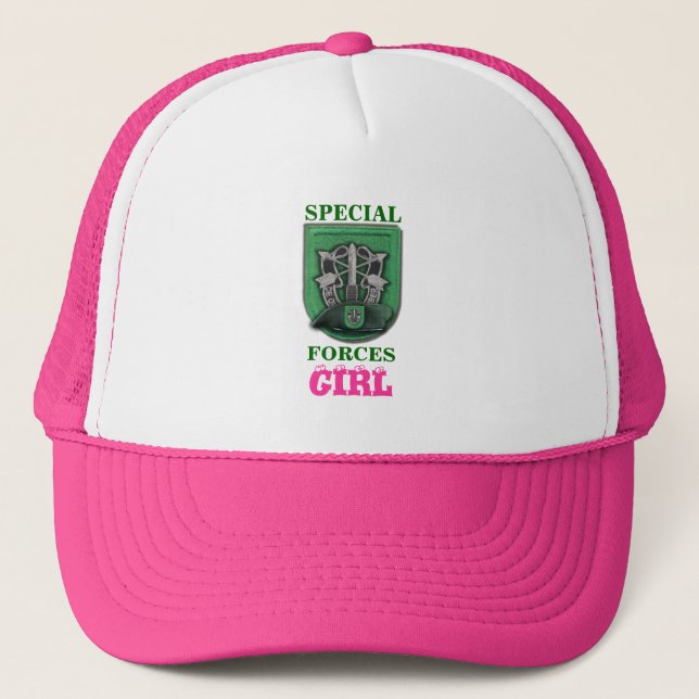 Casquette 10e Fille des forces spéciales accueille les bébés (Devant)