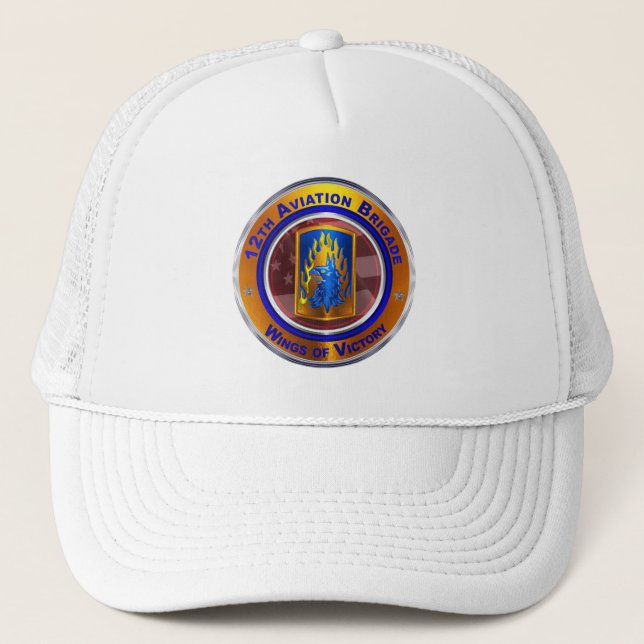 Casquette 12e brigade d'aviation de combat  (Devant)