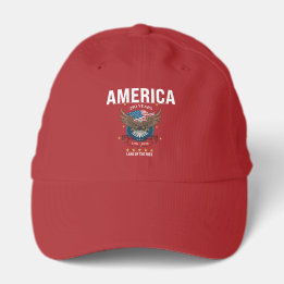 Casquette 1776 2026 | Aigle chauve patriotique et drapeau am
