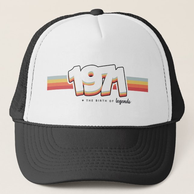 Casquette 1971 La naissance des légendes (Devant)