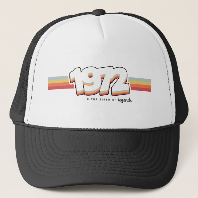 Casquette 1972 La naissance des légendes (Devant)