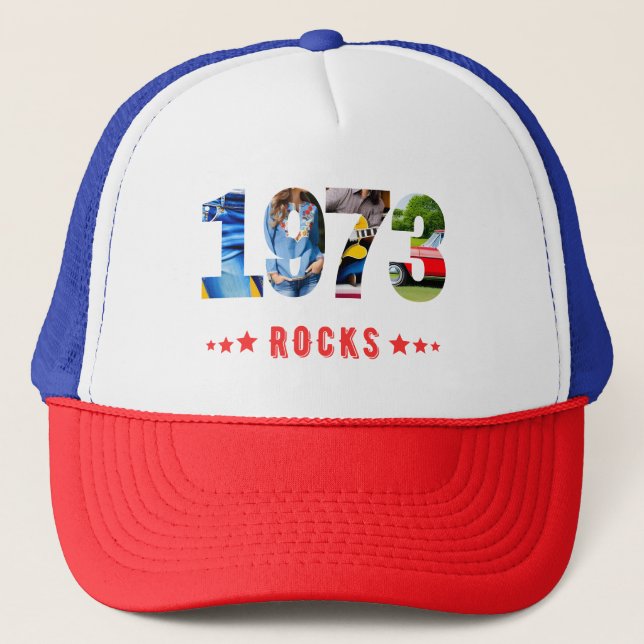 Casquette 1973 Rocks Vintage 50e anniversaire (Devant)