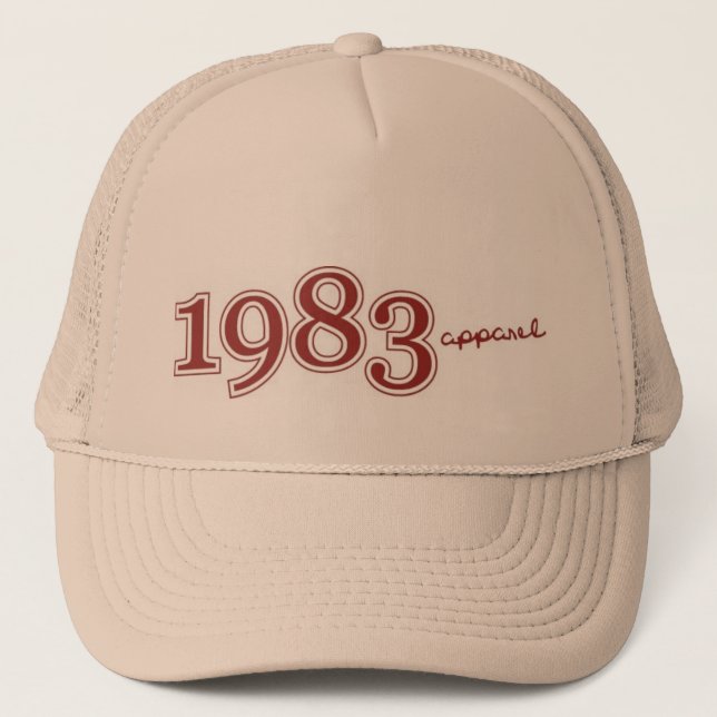 casquette 1983 de camionneur de logo (Devant)