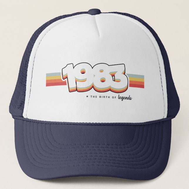 Casquette 1983 La naissance des légendes (Devant)