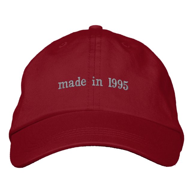 casquette 1995 - customisez votre année de naissan (Devant)