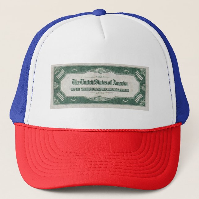 CASQUETTE 1 000 $. (Devant)