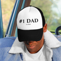 #1 Papa Est. Chapeau de camion 2025 | Nouveau cade