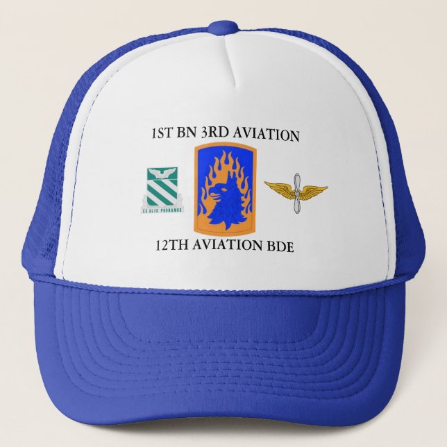 CASQUETTE 1ER BATAILLE 3E AVIATION 12E BRIGADE AVIATION (Devant)