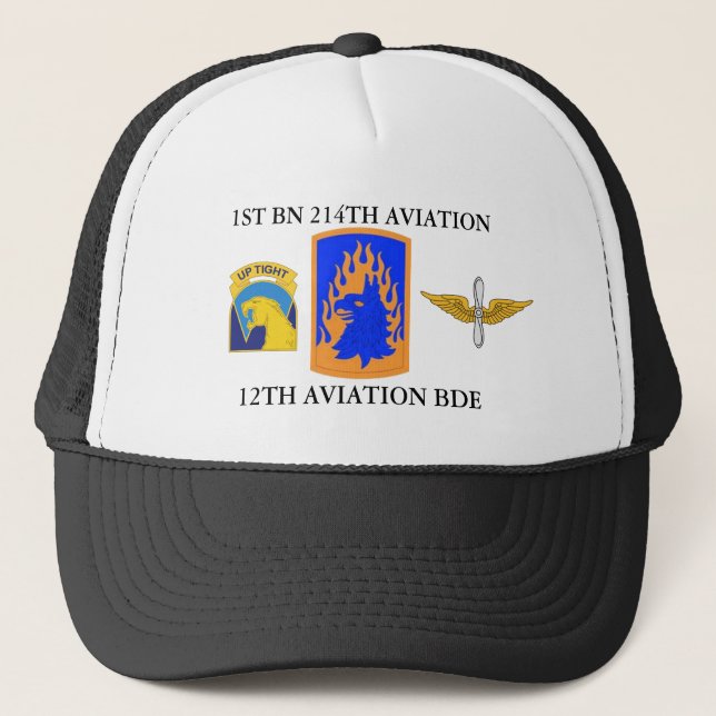 CASQUETTE 1ÈRE BATAILLE 214E BRIGADE DE LA 12E AVIATION (Devant)
