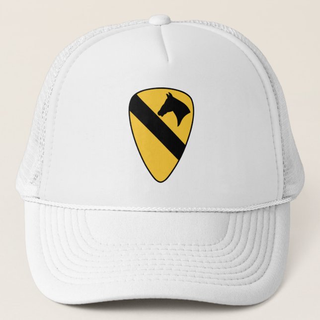 Casquette 1ère division de cavalerie Patch Patriotic (Devant)