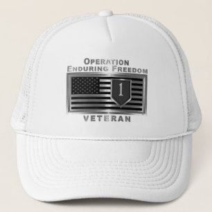 Casquette 1re Division d'Infanterie Opération Enduring Freed