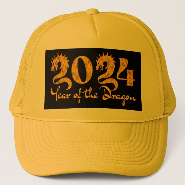 CASQUETTE 2024 ANNÉE DE L'OR DRAGON (Devant)