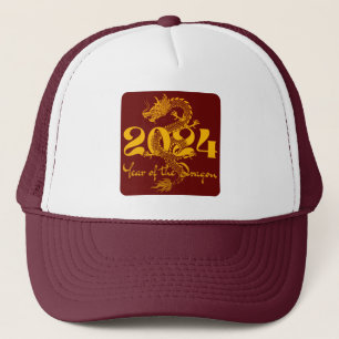 Casquette 2024 Année du Nouvel An chinois du Dragon