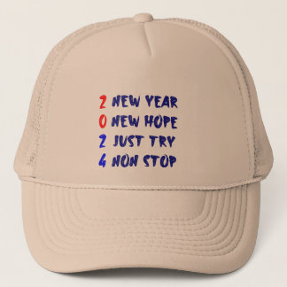Casquette 2024, nouvelle année, nouvel espoir, juste essayer
