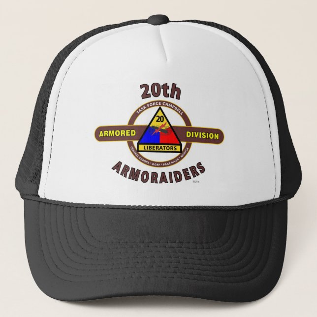 Casquette 20ème DIVISION BLINDÉE "ARMORAIDERS " (Devant)