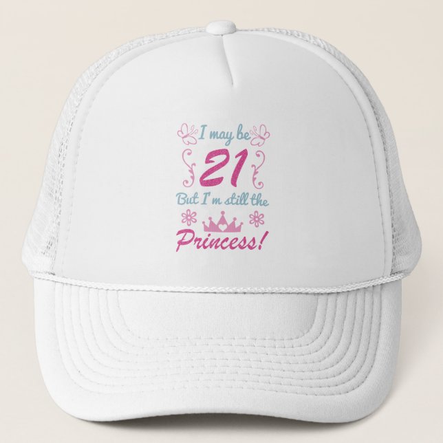 Casquette 21e anniversaire de la princesse (Devant)