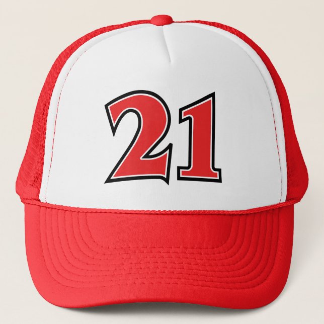 Casquette 21st Birthday Party Trucker Hat (Devant)
