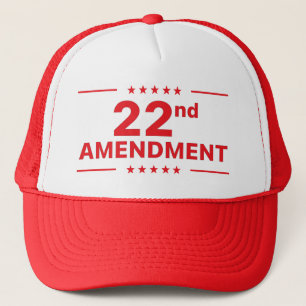 Casquette 22e amendement pour Trump