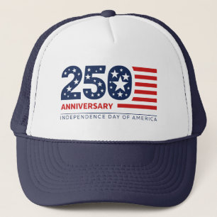 Casquette 250e anniversaire de l'indépendance des États-Unis