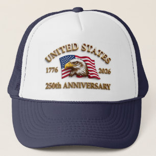 Casquette 250e anniversaire USA patriotique   1776–2026