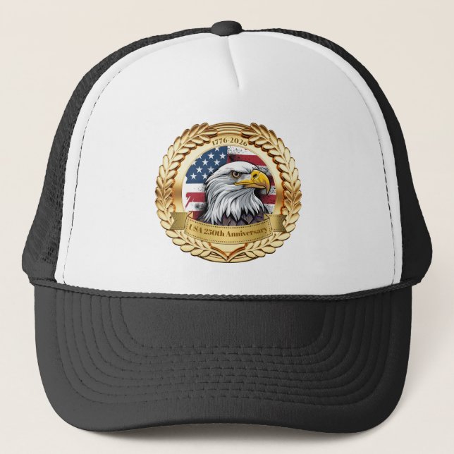 Casquette 250th Anniversary USA Patriotic | 1776–2026 (Devant)