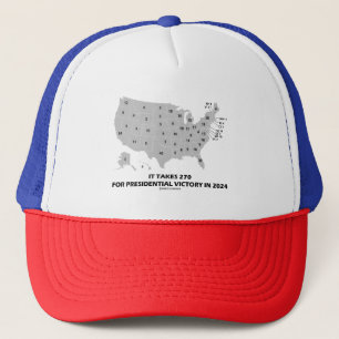 Casquette 270 Pour La Victoire Présidentielle En 2024 Carte