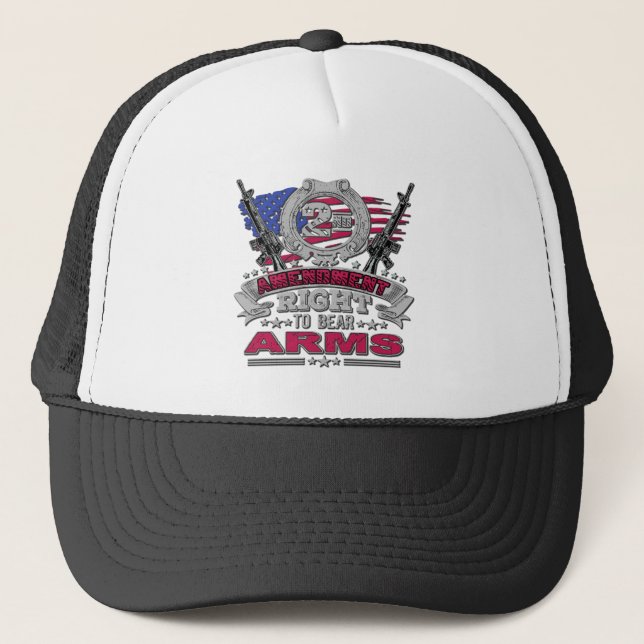 Casquette 2e amendement Droit d'porter des armes Défendre la (Devant)