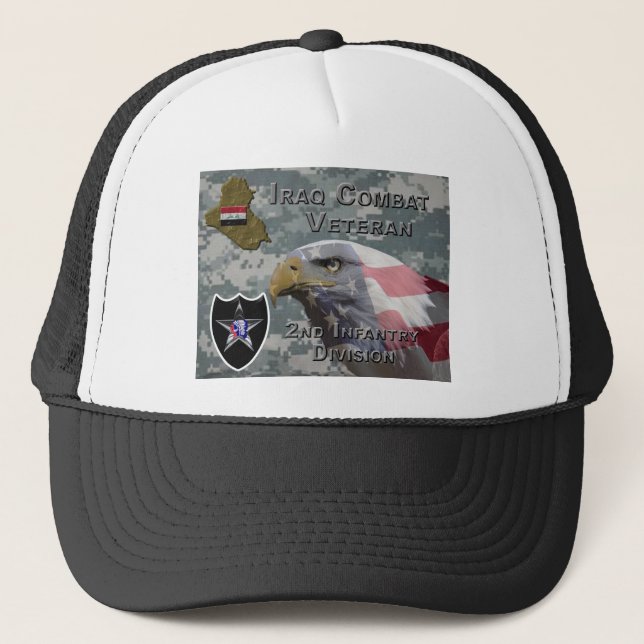 Casquette 2e Division d'infanterie Ancien combattant de comb (Devant)