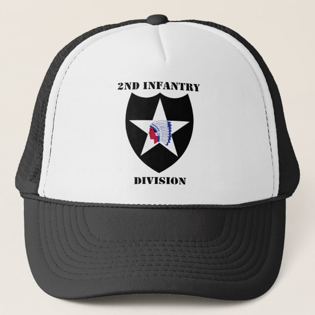 Casquette 2e Division d'infanterie - Texte (Devant)