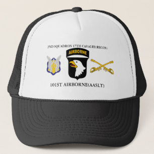 CASQUETTE 2E SQUADRON 17E CAVALRY(RECON) 101E AÉROPORT