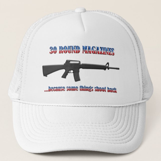 Casquette 30 Magazines rondes - 2e amendement (Devant)