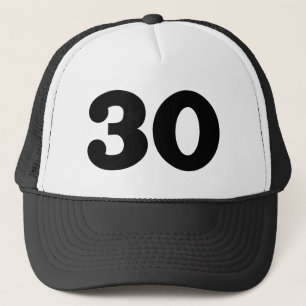 Casquette 30e fête d'anniversaire