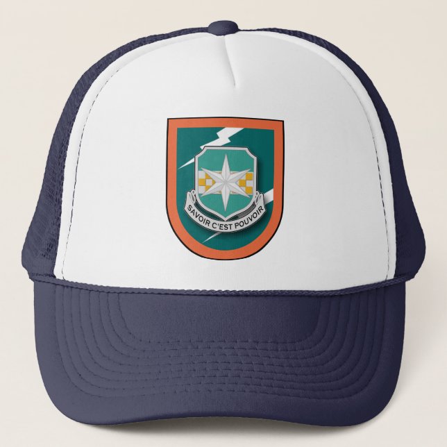 Casquette 313th Éclair de bataillon d'intelligence militaire (Devant)
