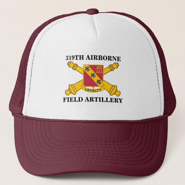 Casquette 319TH ARTILLERIE de CAMPAGNE AÉROPORTÉE (Devant)