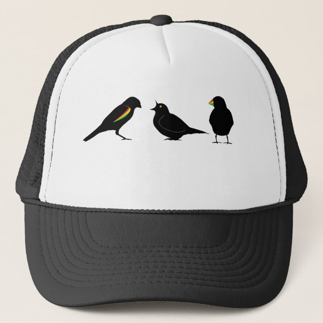 Casquette 3 petits oiseaux par l'erndub (Devant)