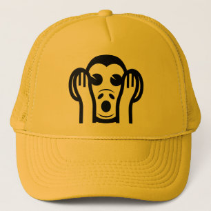 Casquette 3 Singes Sages Kikazaru 聞 か ざ る N'Écouter AUCUN Em
