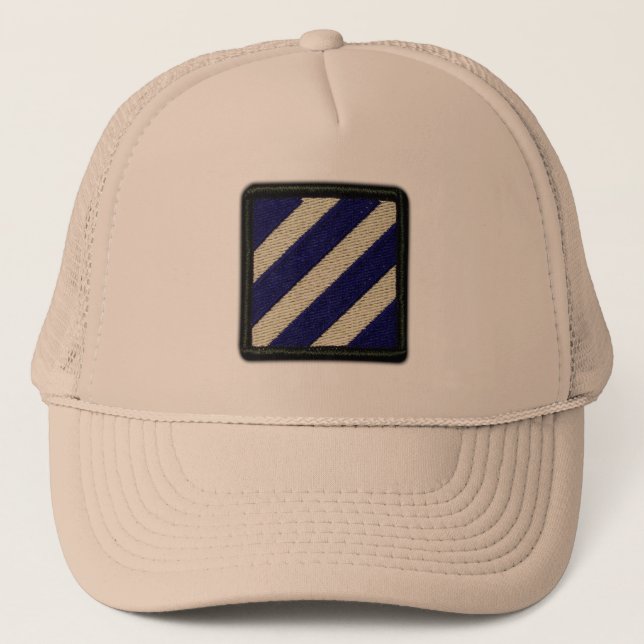 Casquette 3e division d'infanterie Tempête du désert Irak Ca (Devant)