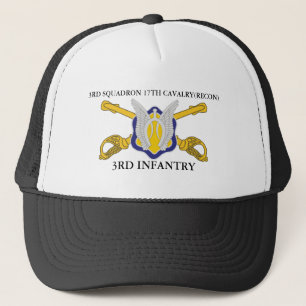 CASQUETTE 3E ESCADRON 17E CAVALRY(RECON) 3E INFANTERIE