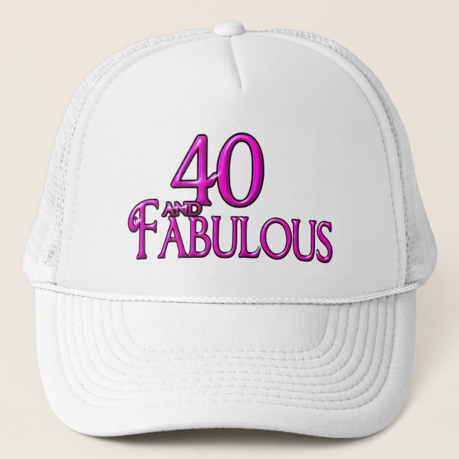Casquette 40 et fabuleux (Devant)