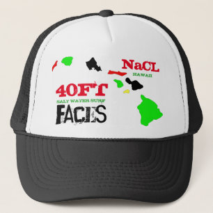 Casquette 40 PI VISAGES NaCL SURF HAWAII